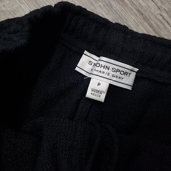 St John Sport Marie Gray Santana Knit Crop Pant - Picture 6 of 7